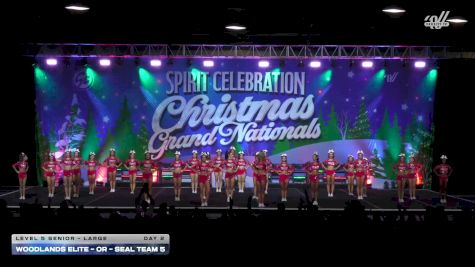 Woodlands Elite - OR - Seal Team 5 [2025 L5 Senior - Large Day 2] 2025 Spirit Celebration Christmas Grand Nationals