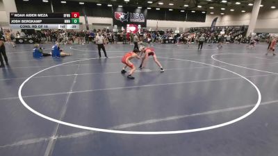 126 lbs Cons. Rd Of 16 - Josh Bergkamp, Moen Wrestling Academy vs Noah Aiden Meza, Black Fox Wrestling Academy