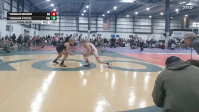 138 lbs Cons. Semi - Deegan Nelson, KVegas vs Gunnar Strobl, Darkhorse Wrestling Club