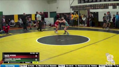 83 lbs Cons. Round 1 - Nate Myers, Kerman vs Cooper Colgate, Eastside Cougars