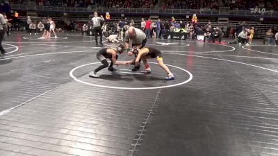 90 lbs Round Of 32 - Toby Bernash, Kiski Area vs Carson Herrick, Cochranton