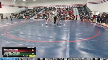 107 lbs Round 1 - Nevada Daniels, Katy Cinco Ranch (Girls) vs Annabell Torres, El Paso Pebble HIlls (Girls)