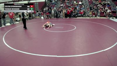 106 lbs Quarters - Thomas McKenzie, Simley Wrestling Club vs Colton Steingraber, Pinnacle Wrestling Club