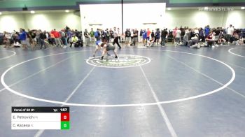 126 lbs Consi Of 32 #1 - Evan Petrovich, PA vs Colin Kacena, FL