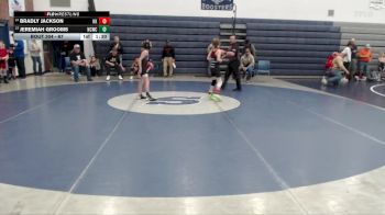 67 lbs Champ. Round 1 - Jeremiah Grooms, North Country Wrestling Club vs Bradly Jackson, Kuna Klub