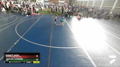 42 lbs Cons. Round 3 - Emmett Smith, Warrior Wrestling Club vs Waylon Cloward, JWC