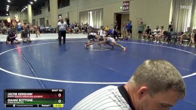 126 lbs Cons. Round 4 - Gianni Bottone, Charleston RTC vs Jacob Kershaw, North DeSoto Wrestling Academy