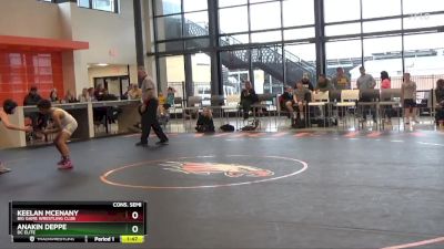 J-6 lbs Cons. Semi - Keelan McEnany, Big Game Wrestling Club vs Anakin Deppe, DC Elite