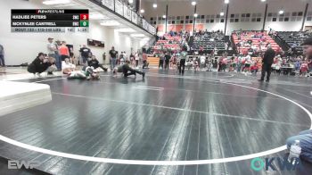 115-140 lbs Rr Rnd 2 - Hadliee Peters, Salina Wrestling Club vs McKynlee Cantrell, Brushy Wrestling Club