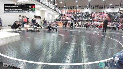 115-140 lbs Rr Rnd 2 - Hadliee Peters, Salina Wrestling Club vs McKynlee Cantrell, Brushy Wrestling Club
