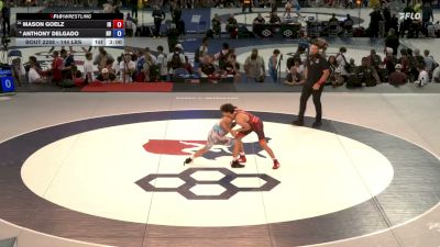 144 lbs Quarters - Mason Goelz, Indiana vs Anthony Delgado, Nevada