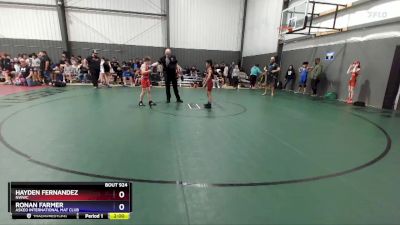 83 lbs Cons. Semi - Hayden Fernandez, NWWC vs Ronan Farmer, Askeo International Mat Club