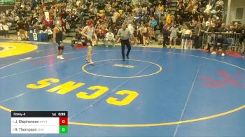 189 lbs Consy-4 - Jake Stephenson, Waynesburg vs Roman Thompson, Central Catholic