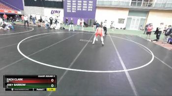 170 lbs Champ. Round 2 - Joey Barrow, IL vs Zach Clark, WI