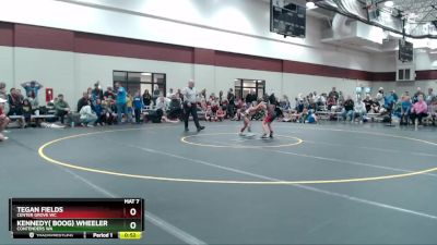 66-68 lbs Quarterfinal - Tegan Fields, Center Grove WC vs Kennedy( Boog) Wheeler, Contenders WA