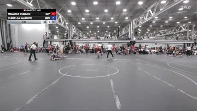 135 lbs Round 1 - Melania Turano, Razor PinkWave vs Isabella Wagner, Venom Girls WC