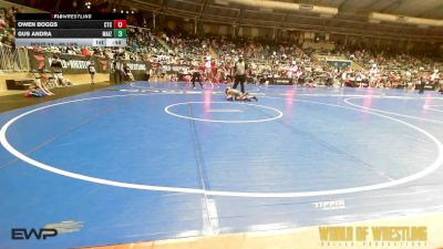 85 lbs Round Of 16 - Owen Boggs, Cleveland Takedown vs Gus Andra, Maize Wrestling Club