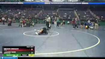 2 lbs Champ. Round 1 - Lawson Vang, Bunker Hill vs Bryson Gresham, Webb