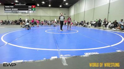 120 lbs Rr Rnd 2 - Tiana Fox, Storm Wrestling Center vs Abigail Rivero, Scrappers 7-12