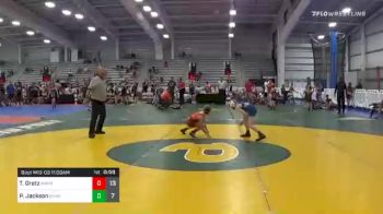 75 lbs Prelims - Tommy Gretz, Warhawks Wrestling Inc. vs Parker Jackson, Buffalo Valley Wrestling Club Elem