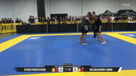 William Anthony Lannon vs Ulysses Favian Estrada 2026 Pan IBJJF Jiu-Jitsu No-Gi Championship