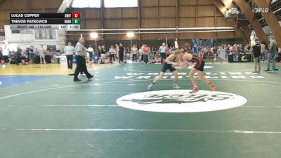113 lbs Round Of 16 - Lucas Copper, Smitty's Wrestling Barn vs Trevor Patrovich, Barn Brothers