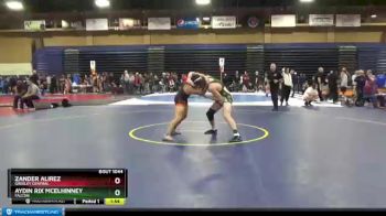 160 lbs Semifinal - Zander Alirez, Greeley Central vs Aydin Rix Mcelhinney, Falcon