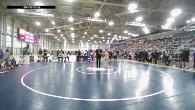 12U Girls - 87 lbs Champ. Round 1 - Timber Hernandez, MT vs Emma Yamamoto, HI