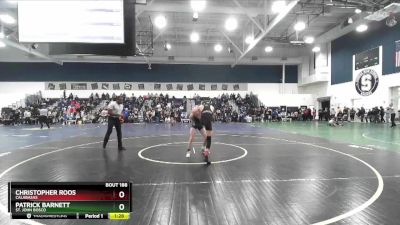 106 lbs Champ. Round 2 - Christopher Roos, Calabasas vs Patrick Barnett, St. John Bosco