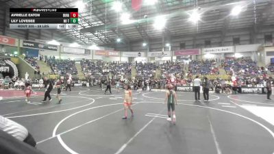58 lbs Round Of 16 - Avrielle Eaton, Duran Elite vs Lily Lovesee, No Team