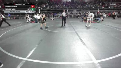 75 lbs Round Of 16 - Tanner Rivara, F.l.o.w. vs Parker Won, Olympic