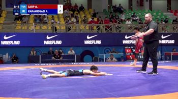 51 kg Qualif. - Mehmet Sarp, Turkiye vs Abolfazl Karamiegaei, Iran