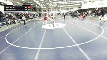 285 lbs Quarterfinal - Benjamin Katz, Springfield vs Rory Nolan, Norwich