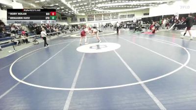 285 lbs Quarterfinal - Benjamin Katz, Springfield vs Rory Nolan, Norwich