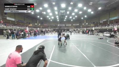 62 lbs 3rd Place - Avrielle Eaton, Duran Elite vs Camp Stastny, Colorado Outlaws