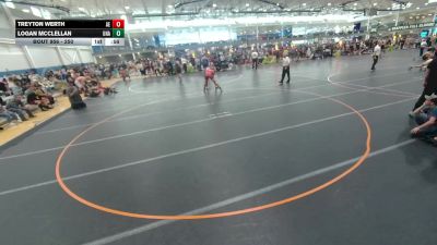 250 lbs Champ. Round 1 - Logan McClellan, Unattached vs Treyton Werth, Alpha Elite