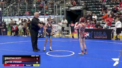 63 lbs Champ. Round 2 - Sebastian Scott, MI vs Sawyer Stewart, MD