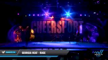 Georgia Heat - Rage [2021 L3 Junior - D2 - Medium Day 2] 2021 CHEERSPORT National Cheerleading Championship
