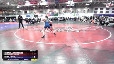 110 lbs Cons. Round 3 - Elise Toste, University Of The Cumberlands vs Gabrielle Medeiros, Campbellsville University