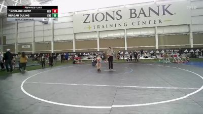 46 lbs Quarterfinal - Noelani Lopez, Montrose Elite Wrestling vs Reagan Duling, Charger Wrestling Club