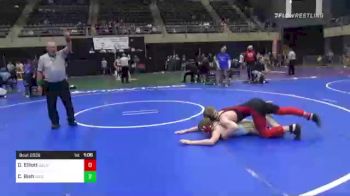 135-A lbs 5th Place - Dustin Elliott, Delmar vs Chase Bish, National Park