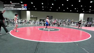 132 lbs Champ. Rd Of 32 - Santiago Garcia, Kt 3 Style Wrestling Club vs Jacob Kinzer, Husky Wrestling Club