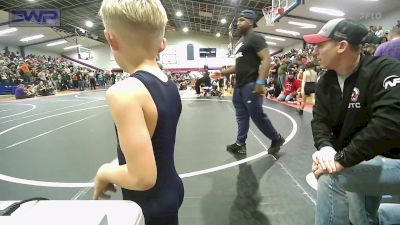 46 lbs Round Of 32 - Emerson Braun, Owasso Takedown Club vs Kellen Daniels, Pin-King All Stars