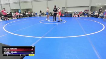 110 lbs Round 3 (8 Team) - Grace Romans, Texas Red vs Jayden Keller, Missouri Red