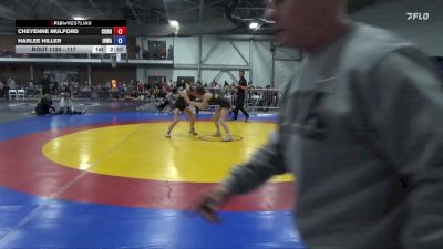 117 lbs Semifinal - Cheyenne Mulford, Cornell College vs Harlee Hiller, Iowa
