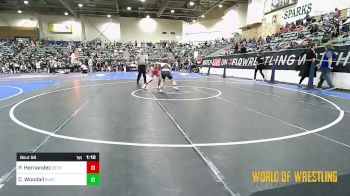 105 lbs Quarterfinal - Phillip Hernandez, Dethrone vs Caden Woodall, Blackcat WC