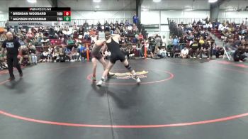 157 lbs Quarterfinal - Jackson Eversman, Thompson Valley vs Brendan Woodard, Torrington