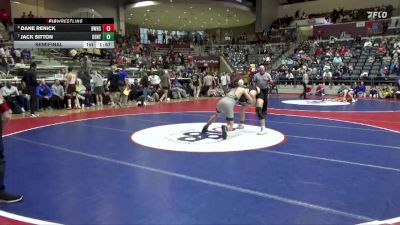 6A 157 lbs Semifinal - Dane Renick, Bentonville West High School vs Jack Sitton, BENTONVILLE HIGH SCHOOL