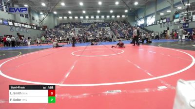 68 lbs Semifinal - Lucas Smith, Oklahoma vs Freddie Beller, Fayetteville Youth Wrestling Club Rhinos