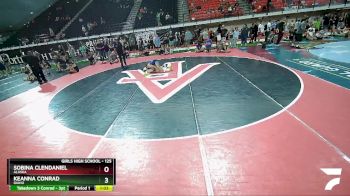 125 lbs Semifinal - Sobina Clendaniel, Alaska vs Keanna Conrad, Idaho